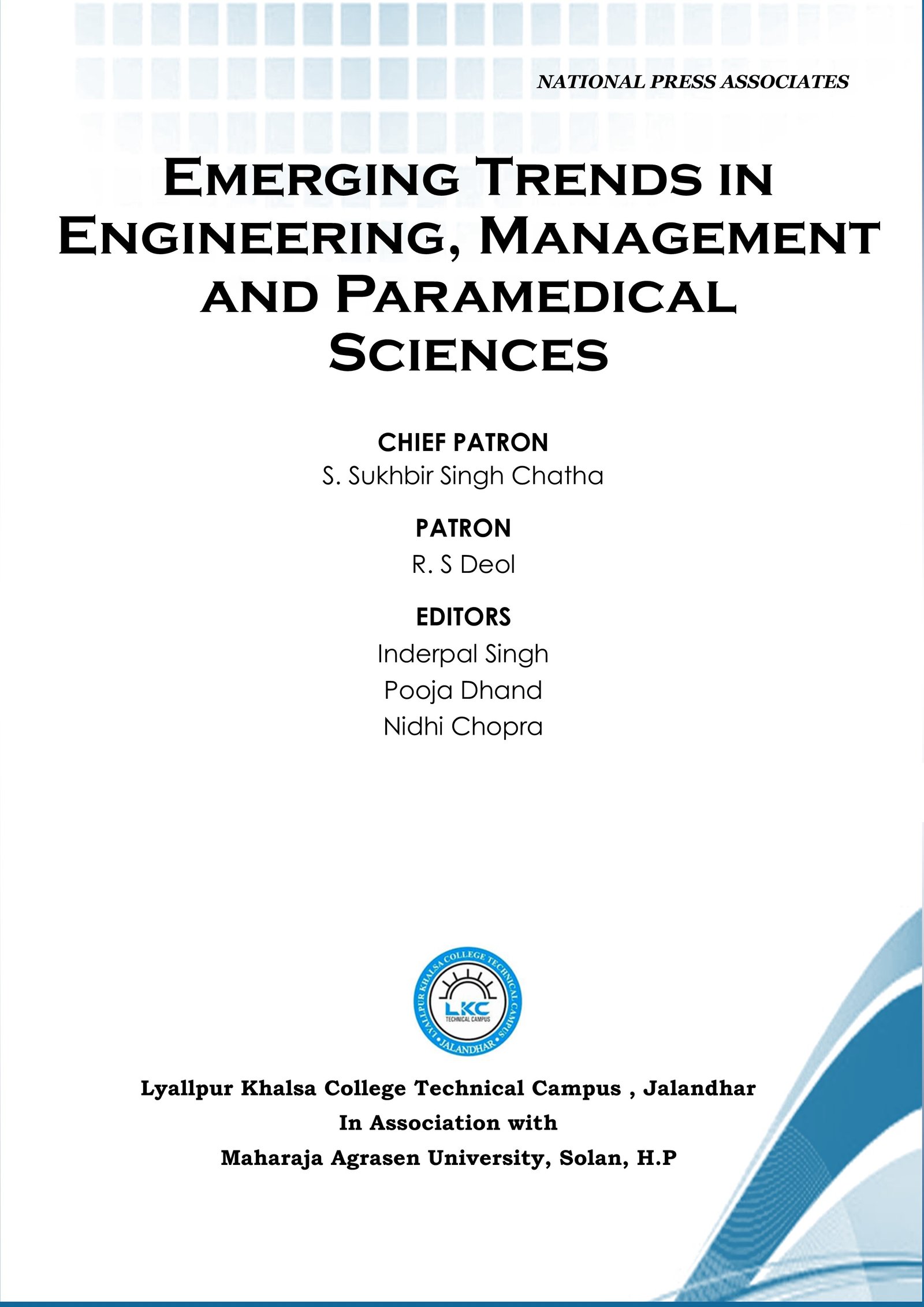 Emerging Trends in Engineering, Management and Paramedical Sciences 