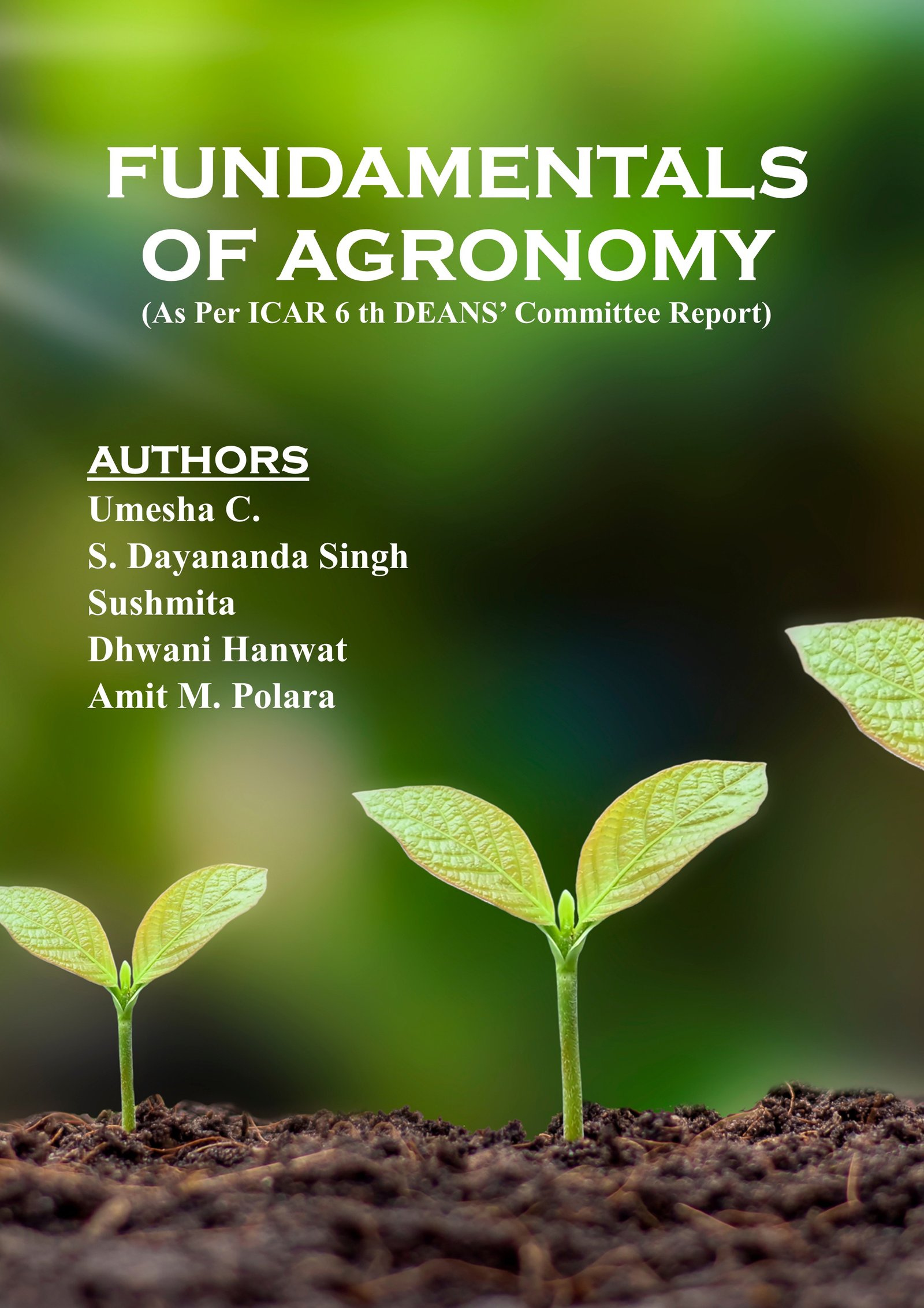 FUNDAMENTALS OF AGRONOMY 